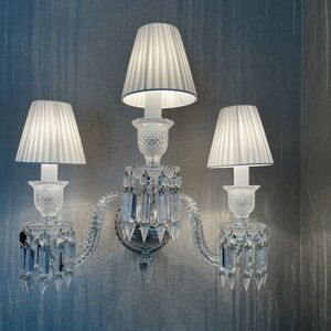 Baccarat Crystal Zenith 3 Light Wall Sconce 
 Size: H: 18.71" W: 19.71" D: 12"